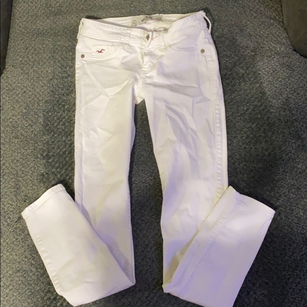 White Hollister Skinny Jeans